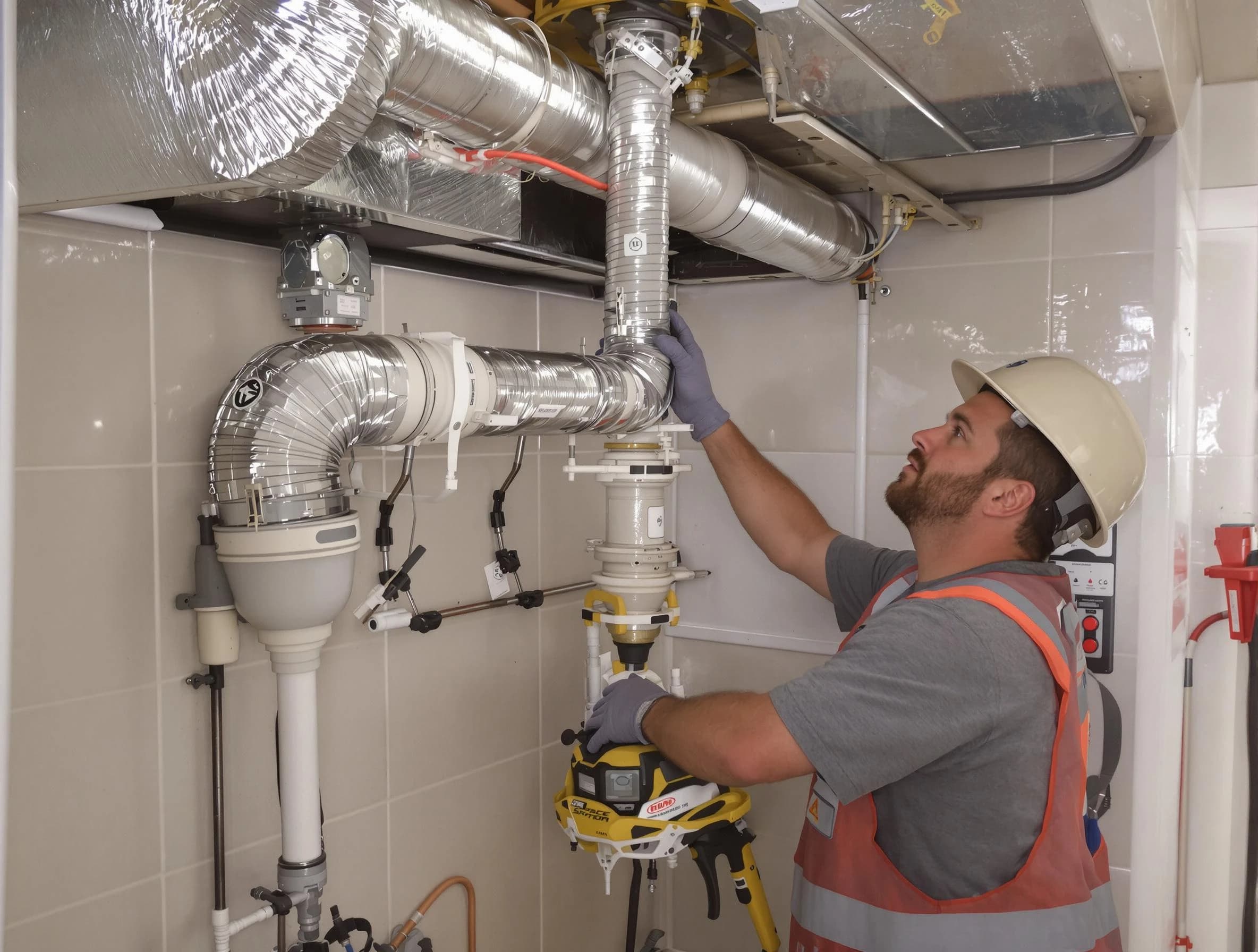 Locust Grove Dryer Vent Cleaning expert performing professional dryer vent repair and installation in Locust Grove